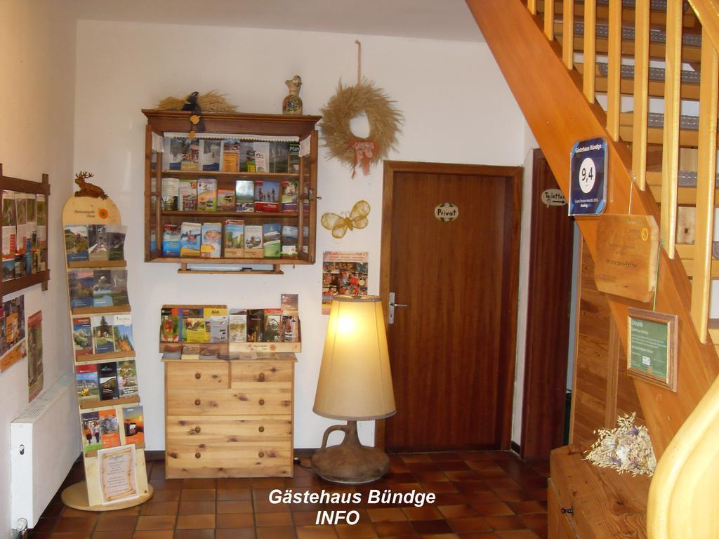 Gaestehaus Buendge Kamschlacken 외부 사진